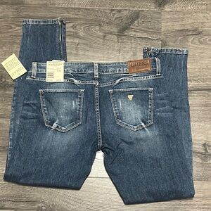 Guess Blue skinny Beverly  slim leg Jeans
